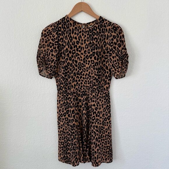 Reformation Grace Dress in Leopard Print - Size 2 - Picture 3 of 8